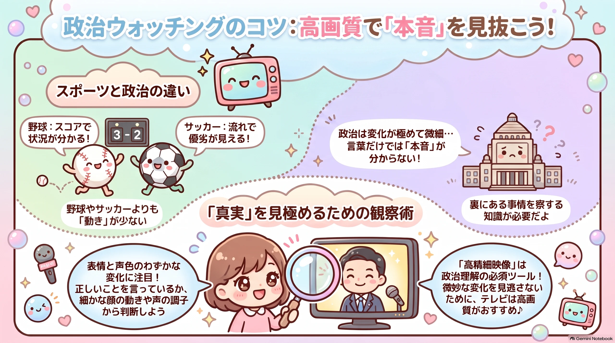 政治ウォッチングのコツ
